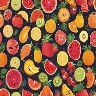 aesthetic fruit background