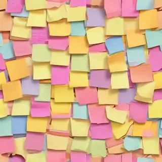 sticky note background