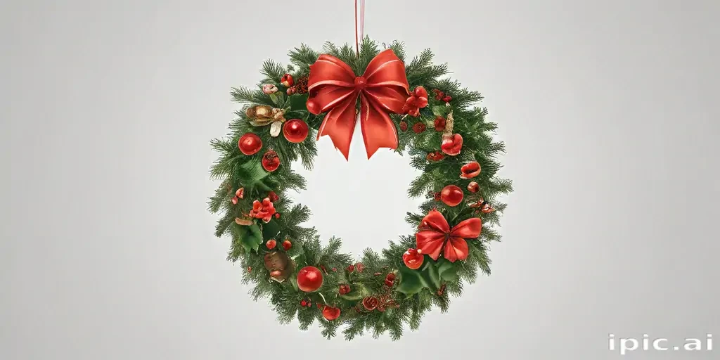 christmas wreath transparent