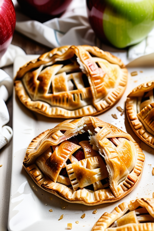 apple hand pies with puff pastry