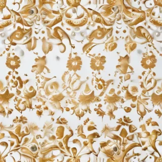 gold and white background