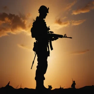 soldier silhouette png