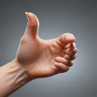 transparent thumbs up