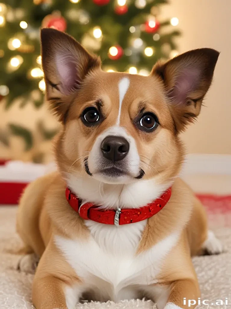 christmas dog photos