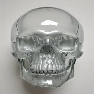 transparent skull