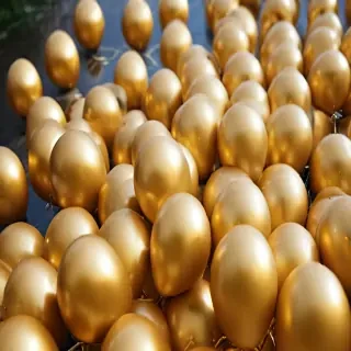 golden balloons