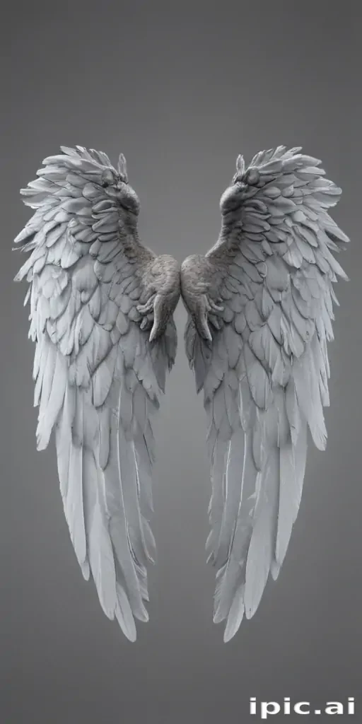 realistic angel wings png