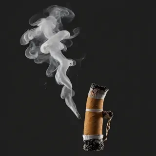 smoking transparent background