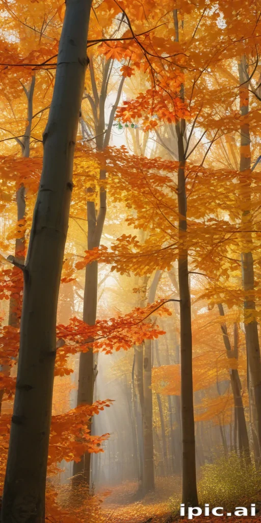 fall leaves aesthetic