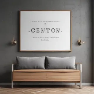 free wall art mockup