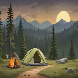 camping background