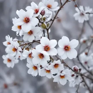 winter flower wallpaper background