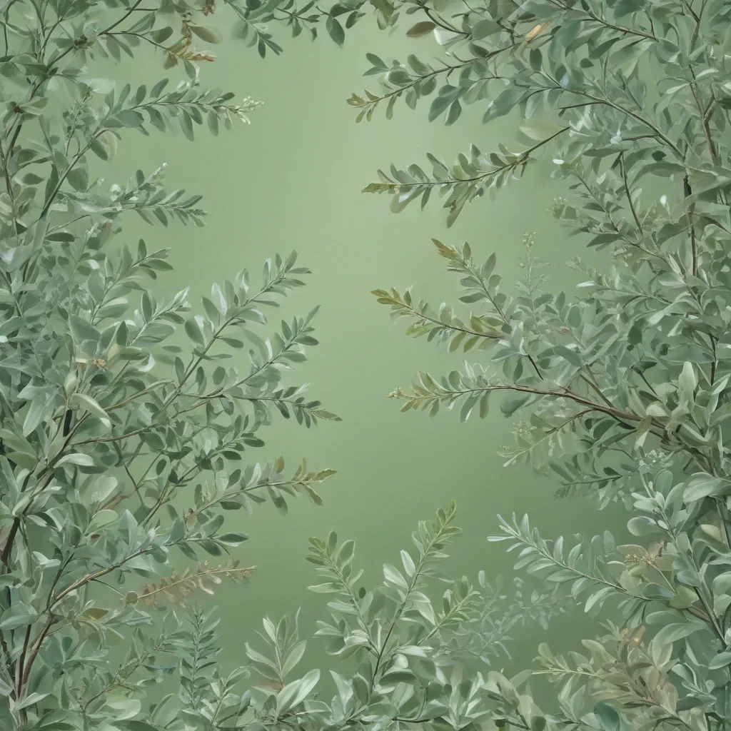 sage green backround