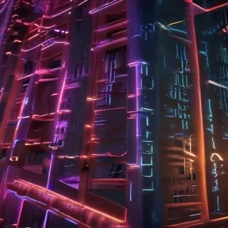 neon back ground