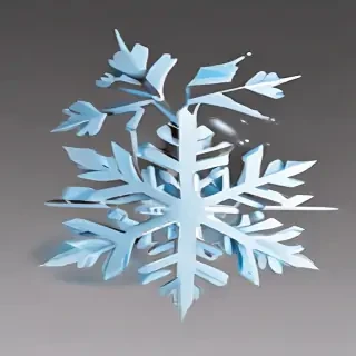 transparent background snowflake clipart