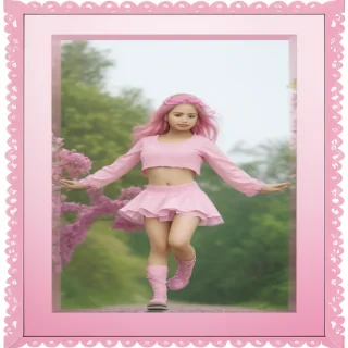 pink frame png