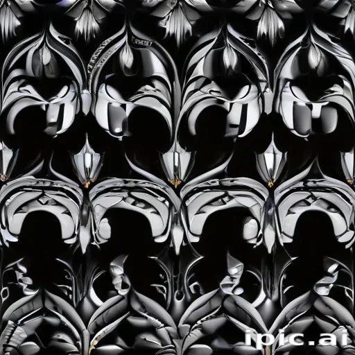 black with white pattern