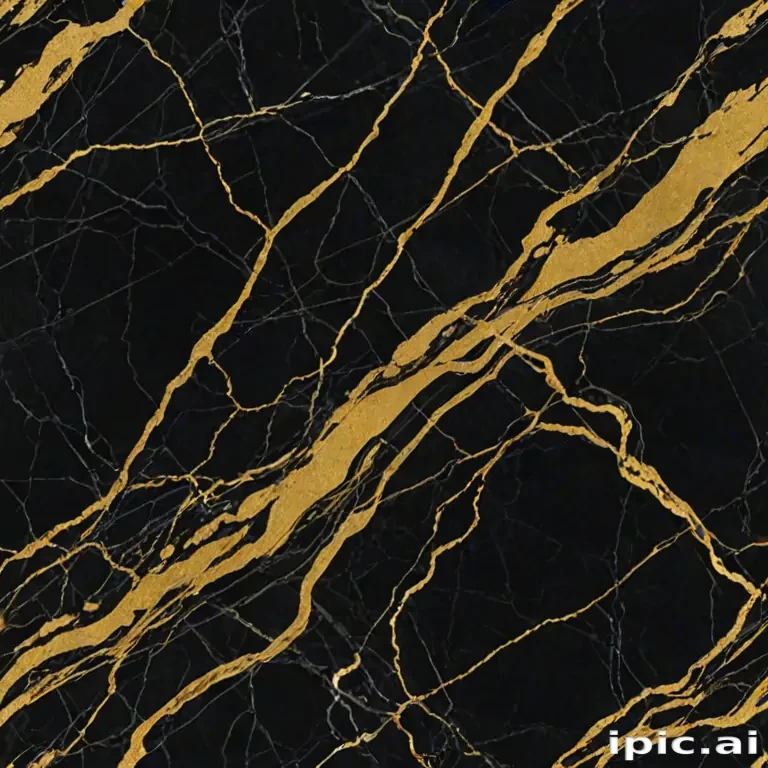 black and gold marble
