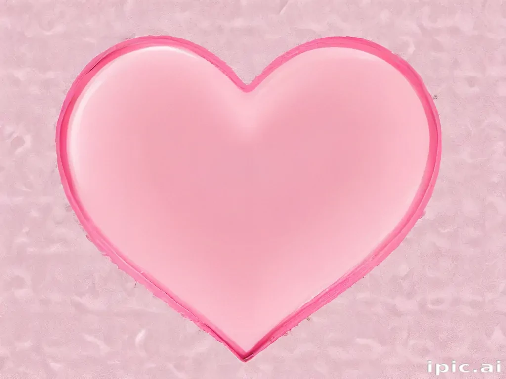 pink heart transparent