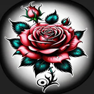 rose tattoo png
