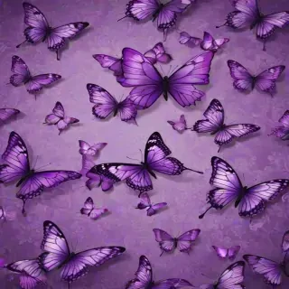 purple butterflies wallpaper