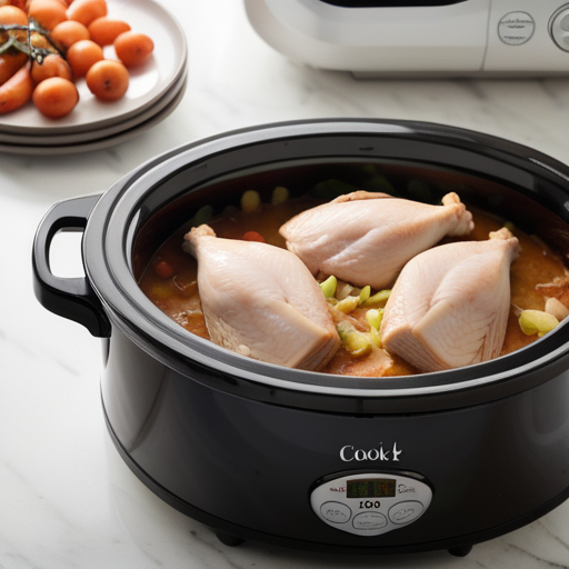 how long to cook frozen chicken in crock pot