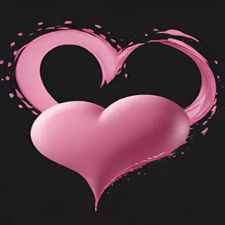 pink heart png