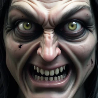 scary face
