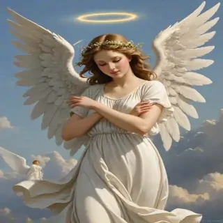clipart of angels with wings