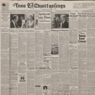 newspaper transparent