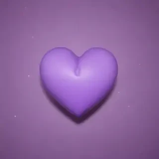 purple aesthetic heart
