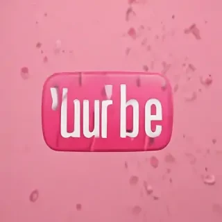 pink youtube logo