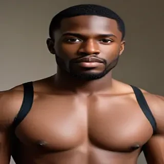 black man