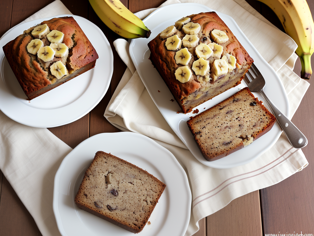 three ingredient banana bread without cake mix
