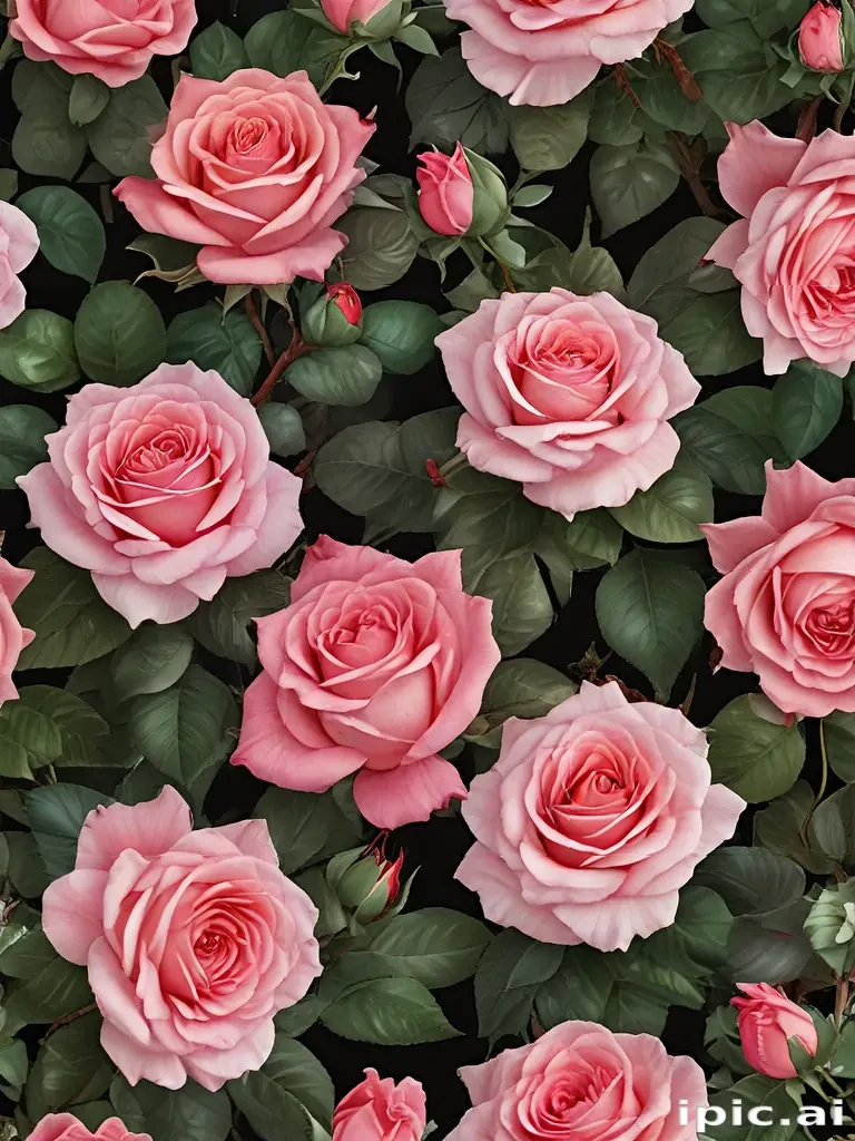 rose border
