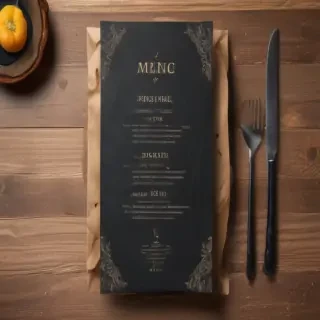 menu mockup free