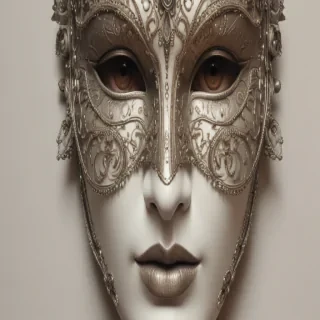 drawing of a mask