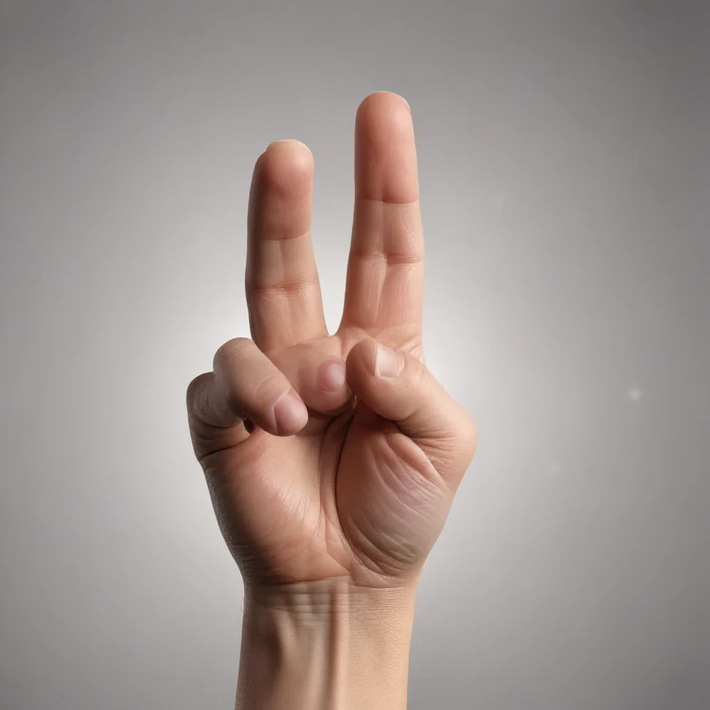 middle finger background
