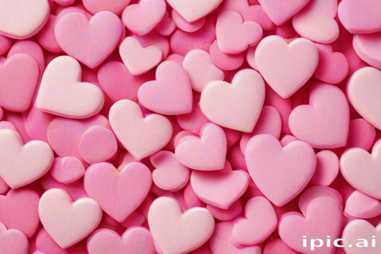 pink hearts background