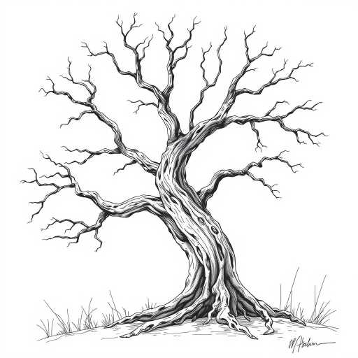 dead tree drawings