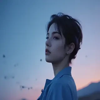 aesthetic blue pictures