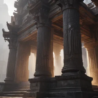 temple background