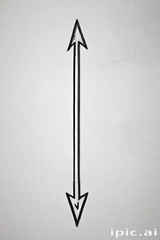 drawn arrow