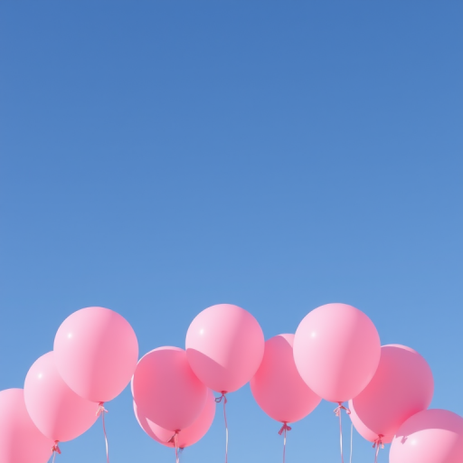 pink balloons png
