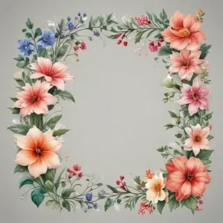 clipart borders flowers