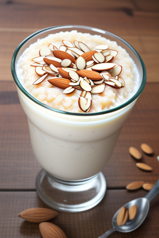 rice pudding with almond milk