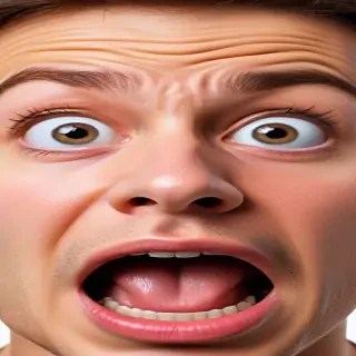 shocked face png