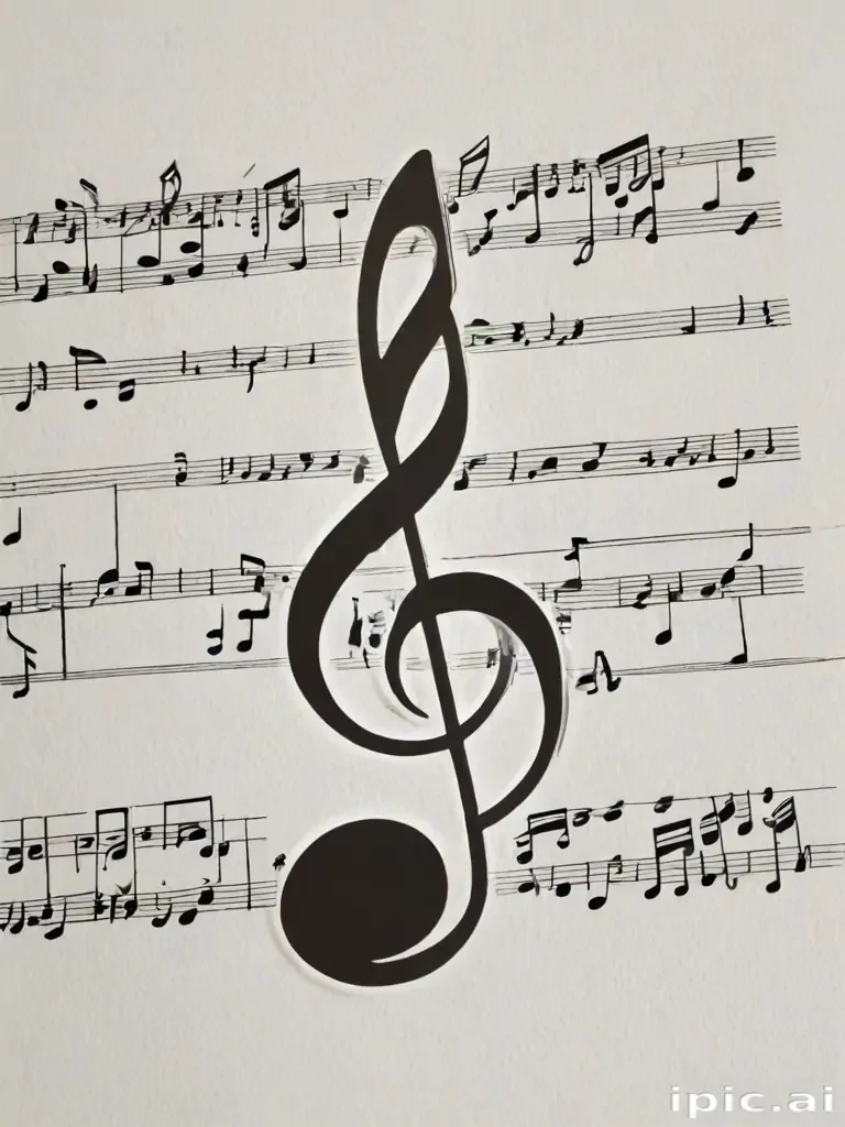 music notes transparent