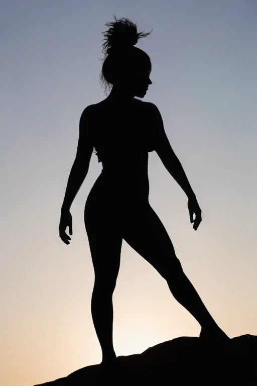 silhouette people png