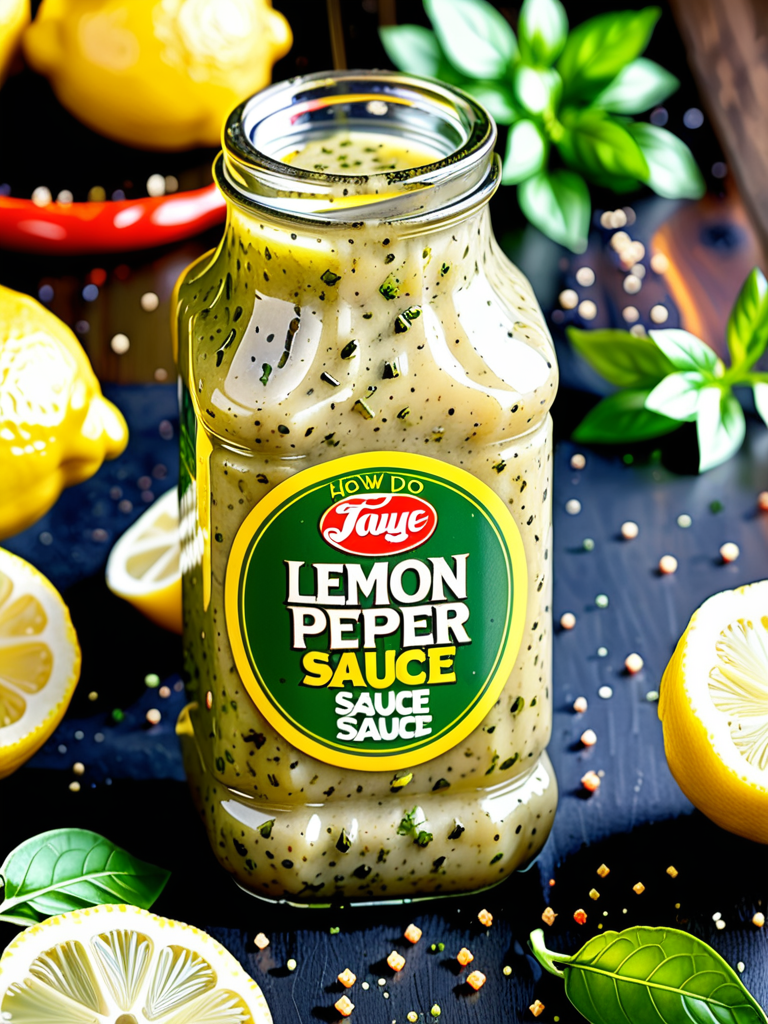 how do you make a lemon pepper sauce